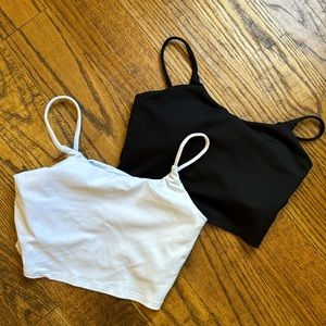 Set of Workout Tops - built in bras size Small